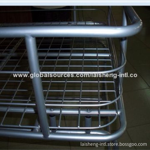 Dump Wire Bin with Four Casters and Powder-coated Surface Finish, Measures 900 x 900 x 950mm